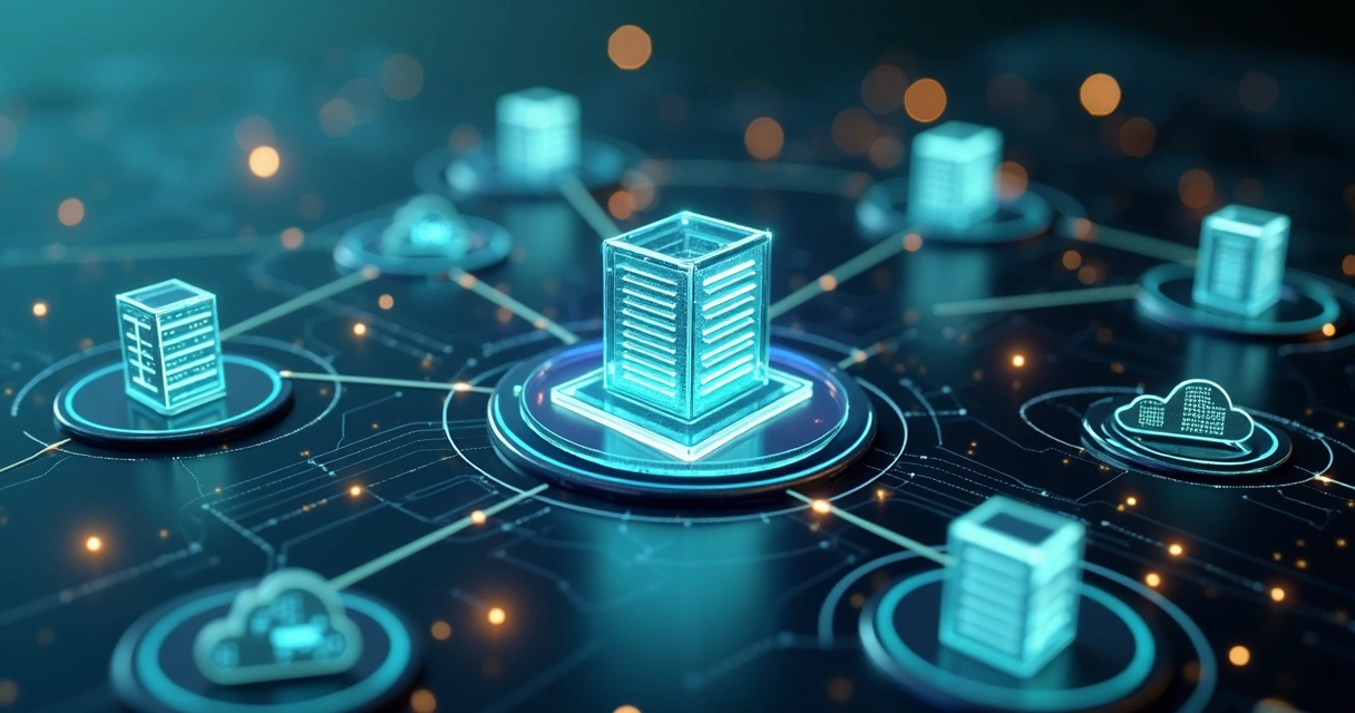 Representação gráfica de integração entre sistemas de gestão empresarial