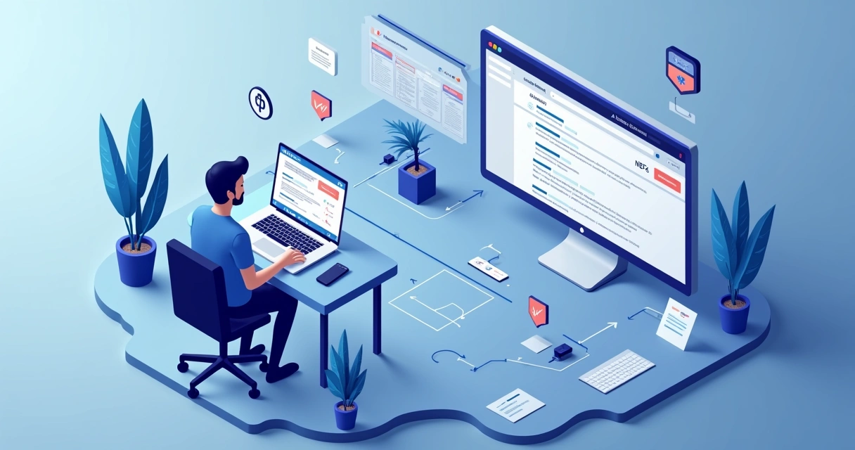 Diagrama do fluxo de integração da NFSe Nacional com DPS, NFS-e e eventos 