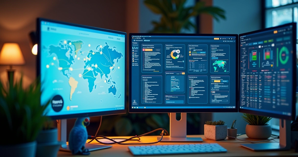 Integração visual entre CRM interno, ERP e automação de IA 