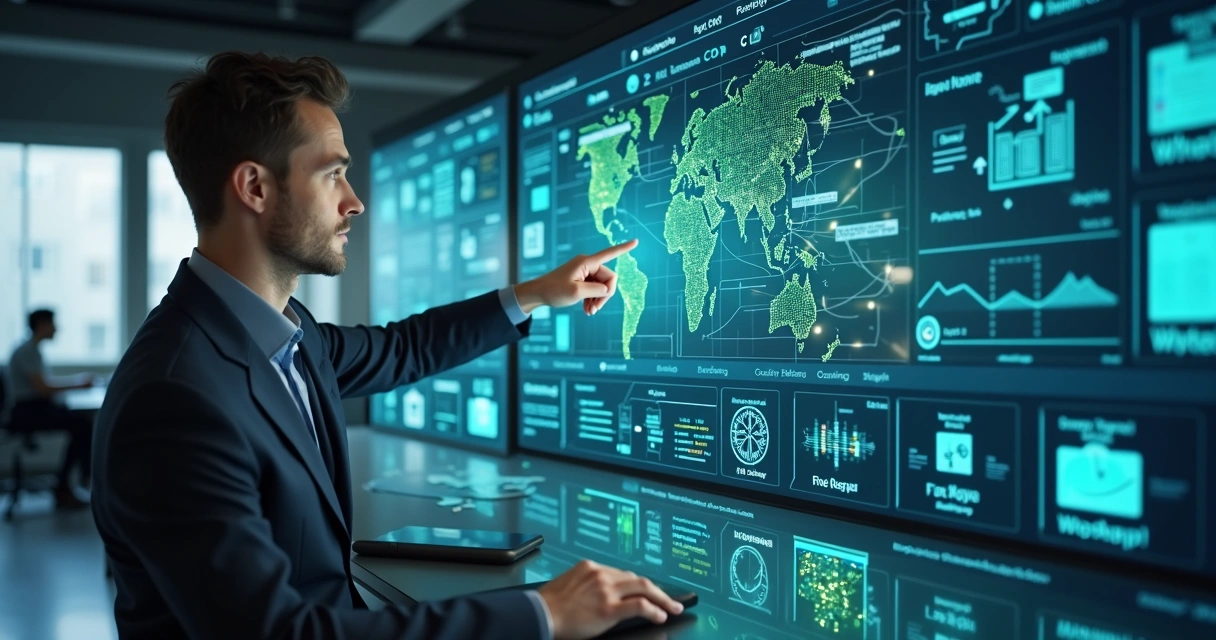 Painel com ERP, CRM, planilhas e WhatsApp conectados por IA 