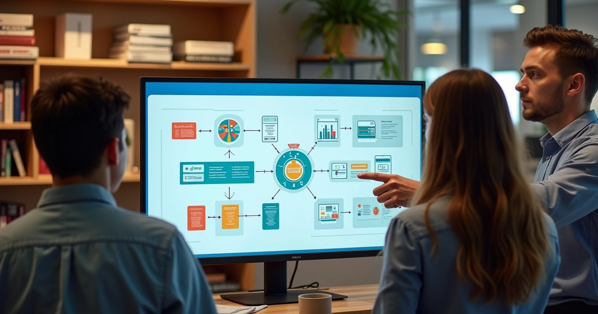 Fluxo de dados entre sistemas em loja pequena