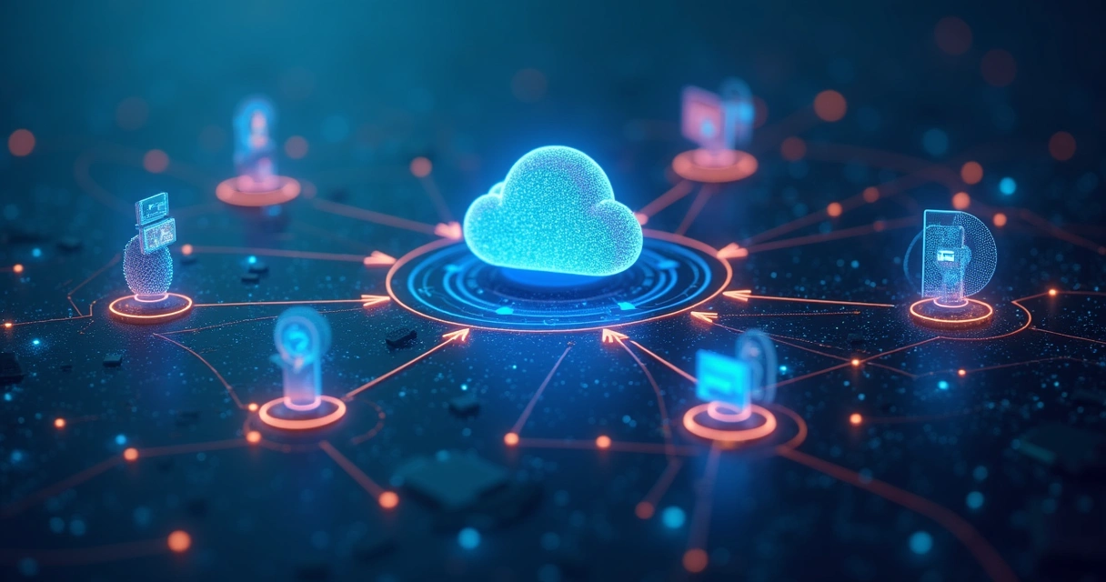 Fluxo de integração entre sistemas digitais com APIs 