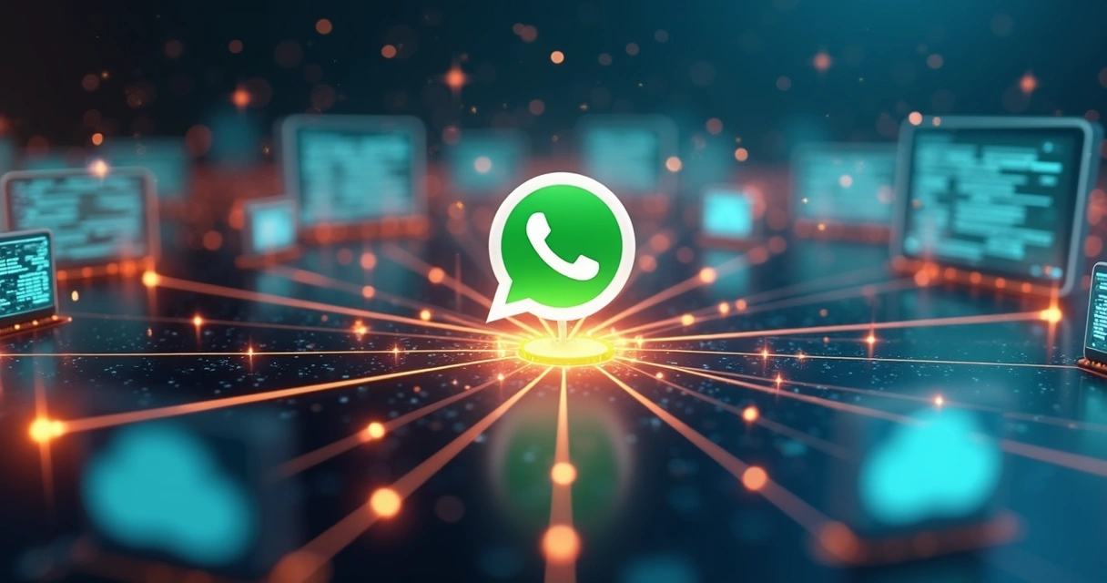 Fluxo de integração entre WhatsApp e sistemas internos 