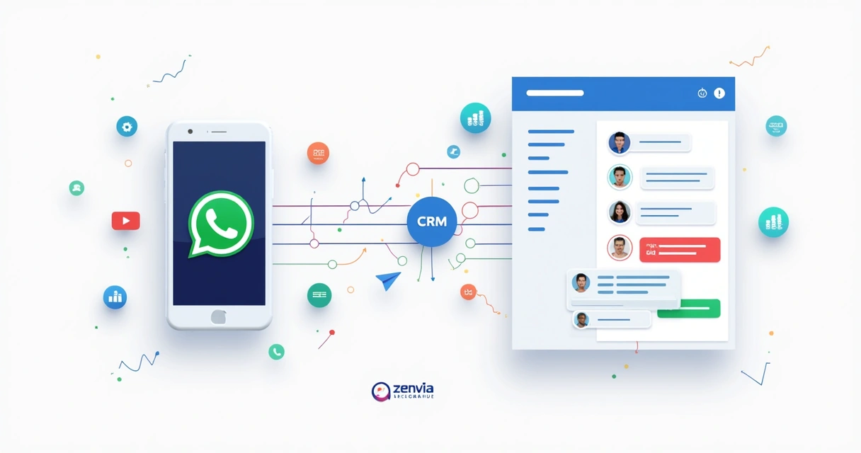 Integração do WhatsApp com CRM em plataforma Zenvia 