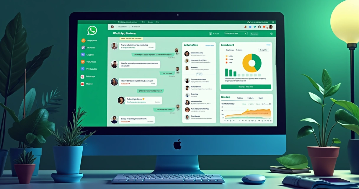 Tela de integração entre WhatsApp Business e Devzapp 