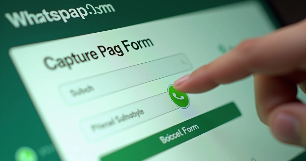 Integração de formulário de página de captura com WhatsApp 