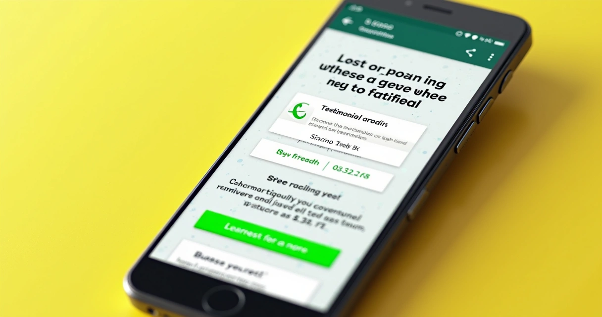 Botão de WhatsApp visível em landing page responsiva 