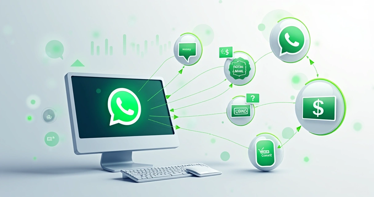 Integração automatizada do WhatsApp com plataformas de venda e chatbot