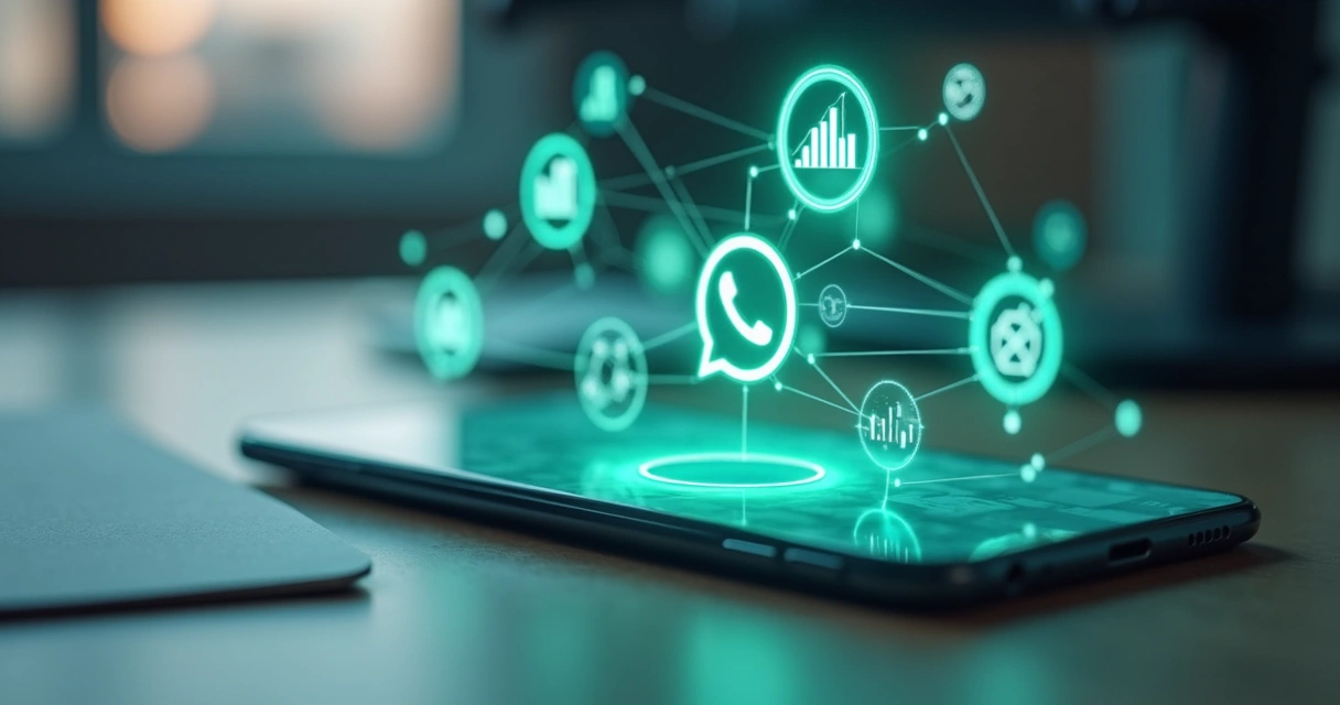 WhatsApp integrado com sistemas e recursos digitais 