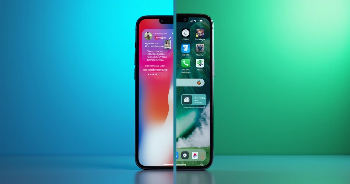 Integração entre Instagram e WhatsApp representada por tela de smartphone mostrando ambos os aplicativos 
