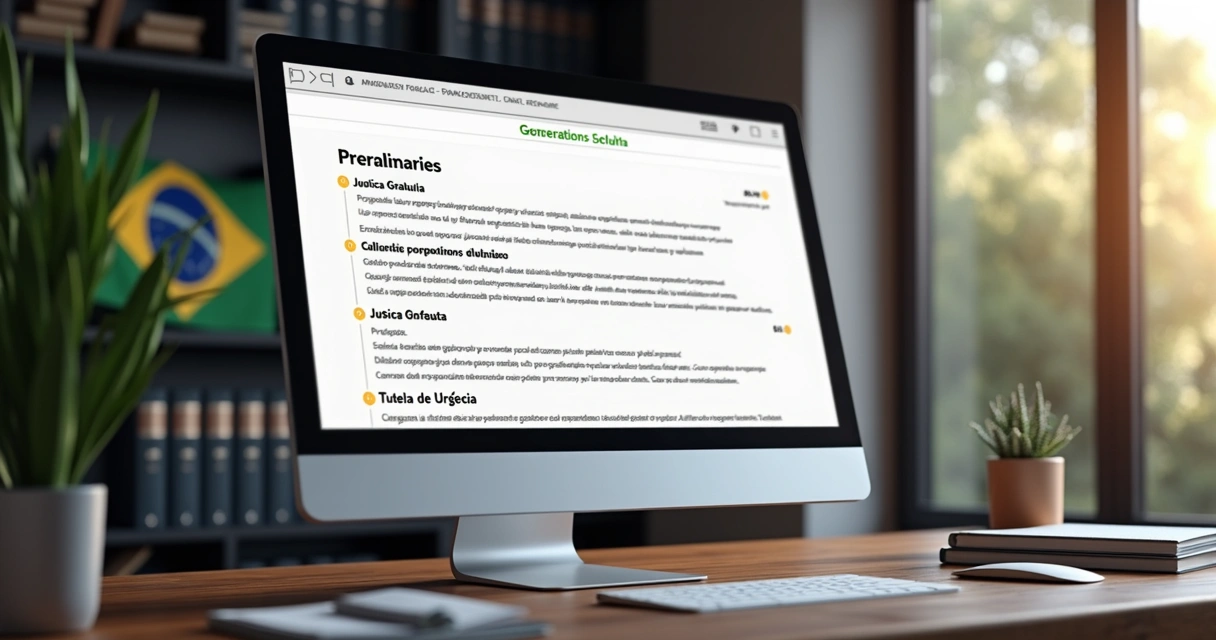 Interface de IA adaptada para advocacia brasileira 