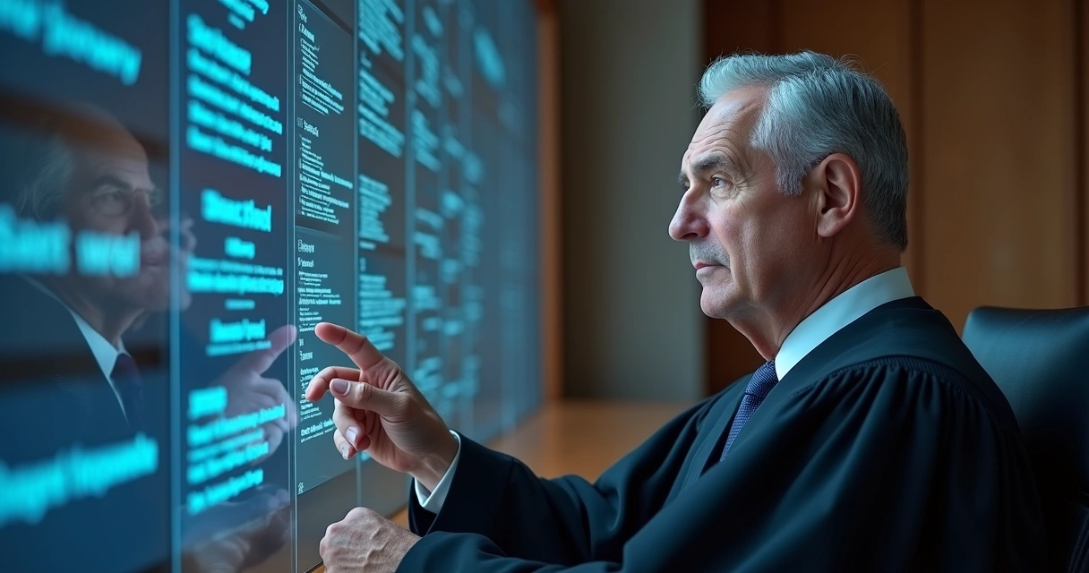 Magistrado utiliza interface digital com inteligência artificial jurídica 