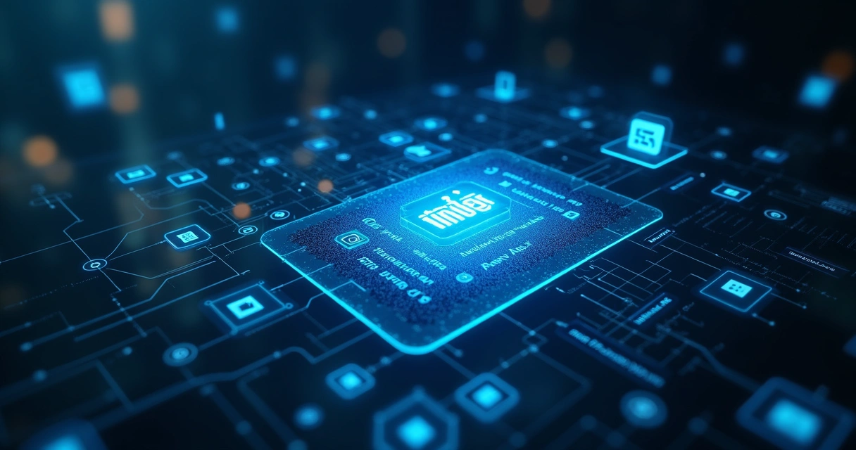 Interface digital com gráfico de AI processando leads no LinkedIn. 