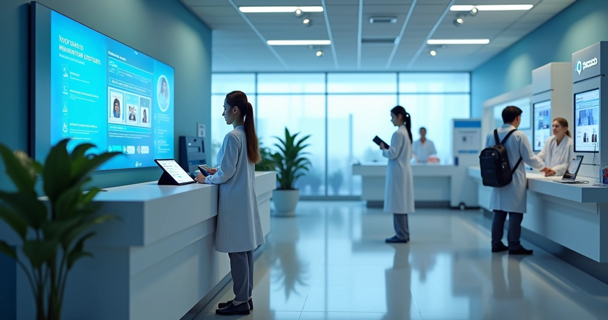 Software de IA na triagem de pacientes em centro de saúde