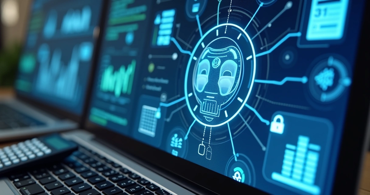 Assistente virtual de IA respondendo dúvidas contábeis 
