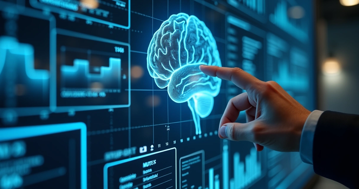 Painel digital mostrando IA analisando documentos contábeis 