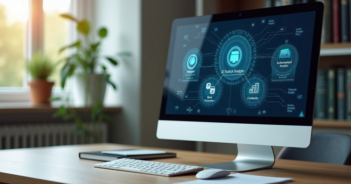 Interface de inteligência artificial aplicada ao Direito em tela de computador