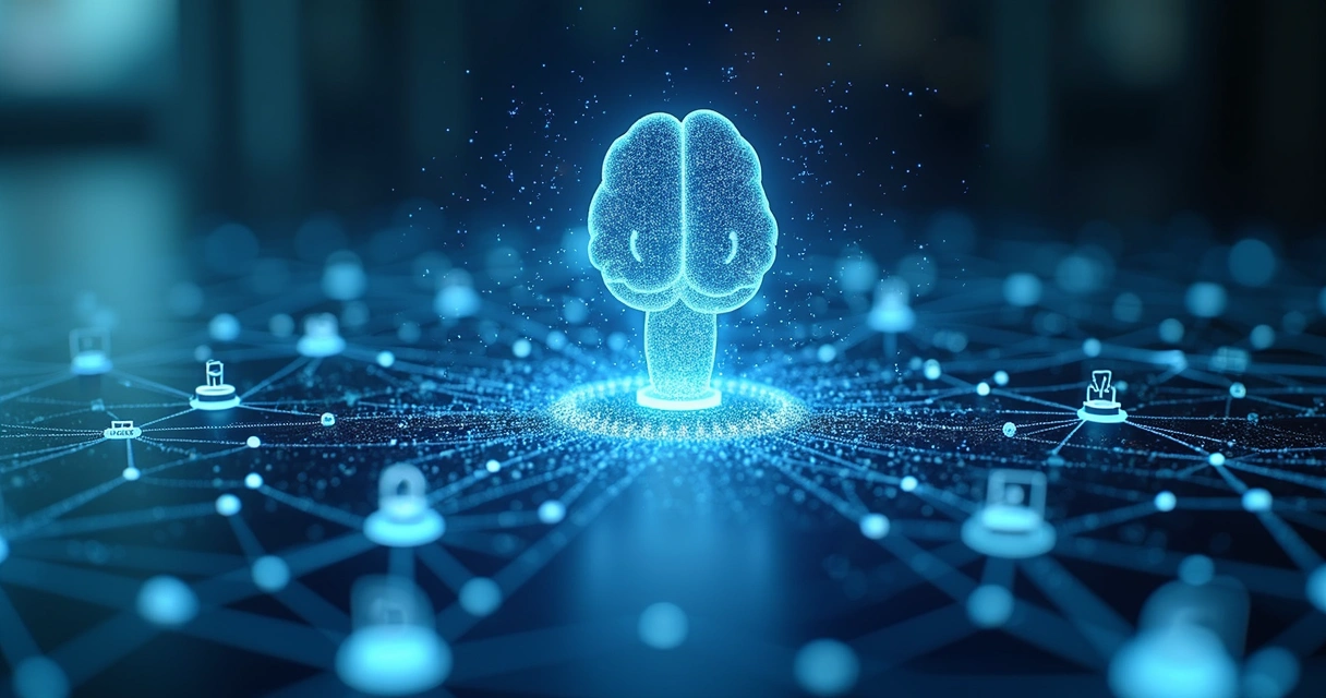 Representação gráfica da inteligência artificial otimizando e-mails no e-commerce 