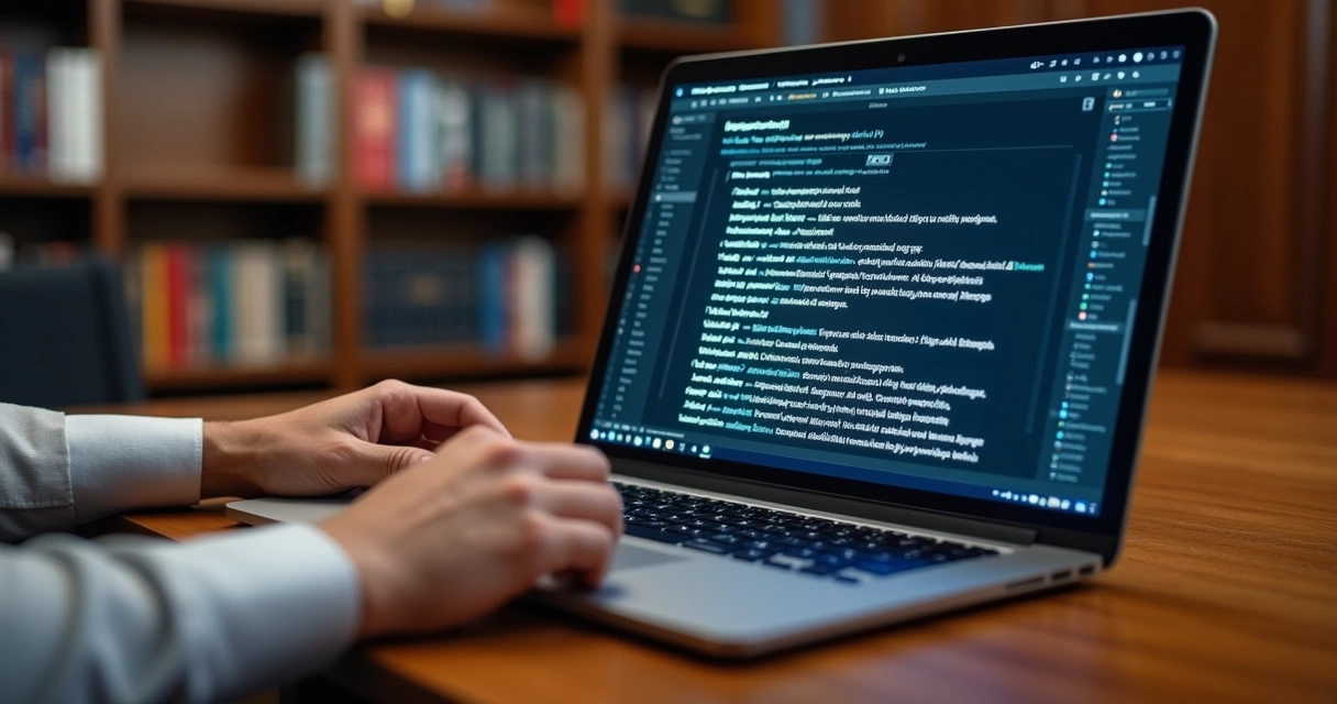 Computador mostra decisão judicial gerada com inteligência artificial 