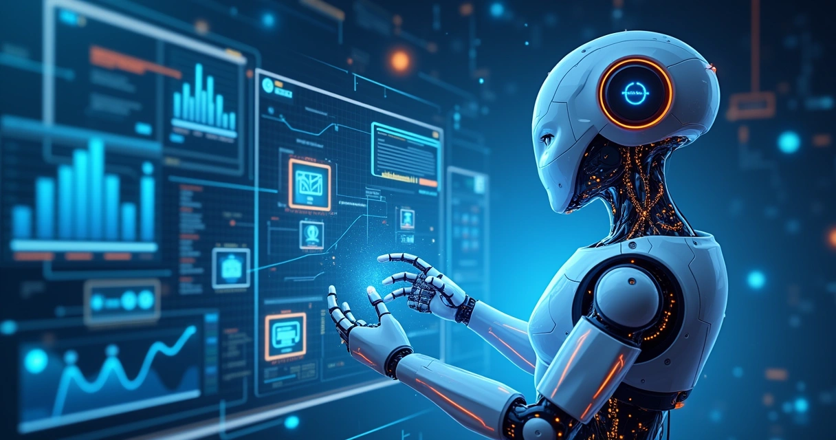 Inteligência artificial analisando dados e sugerindo oportunidades de vendas 