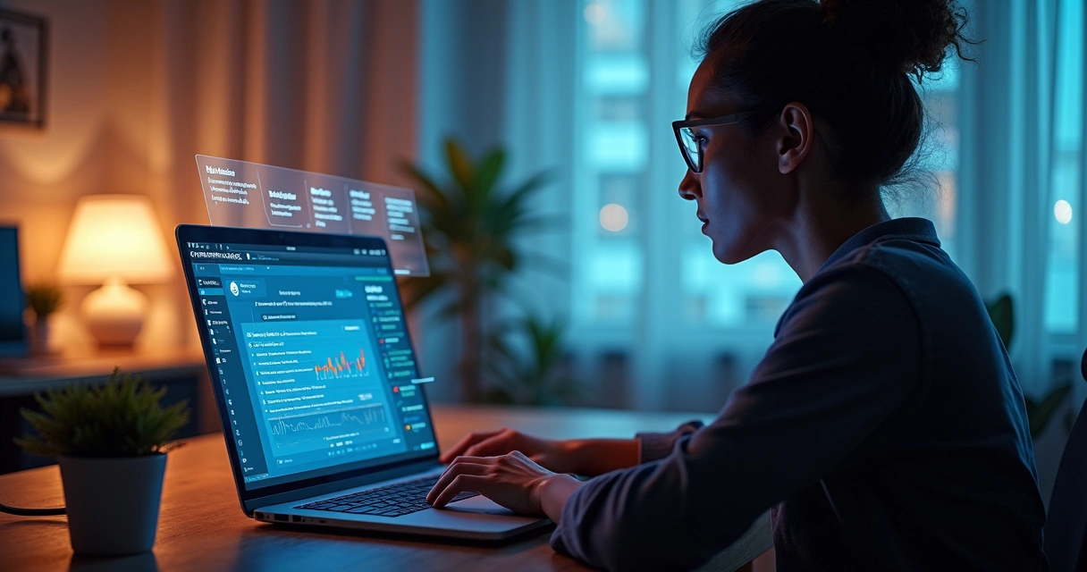 Inteligência artificial ajudando em operações de negócio digital