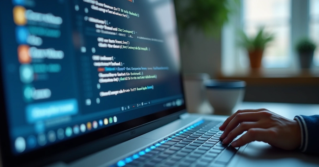 Tela de computador exibindo roteiro gerado por IA 