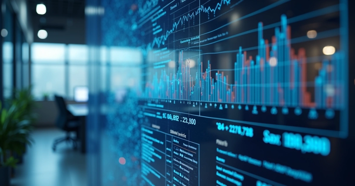 Representação gráfica de IA analisando dados para prevenir cancelamento em SaaS 