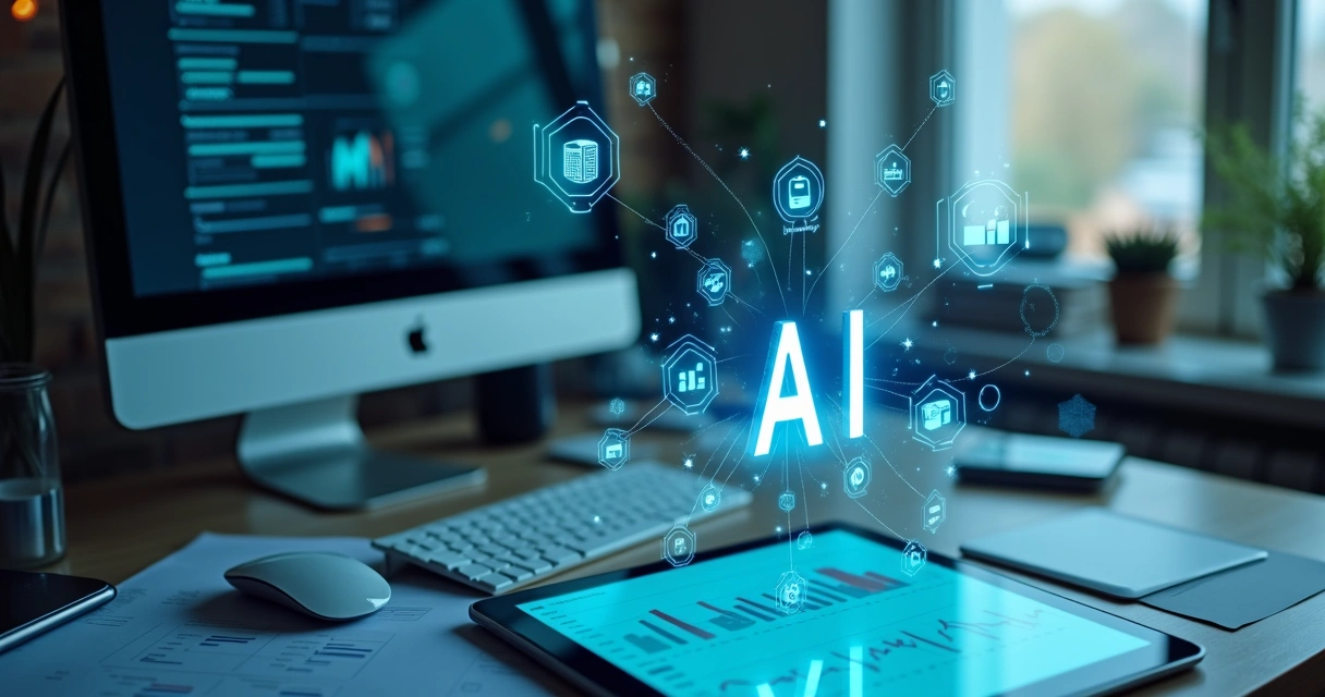 Representação digital de IA atuando em vendas 