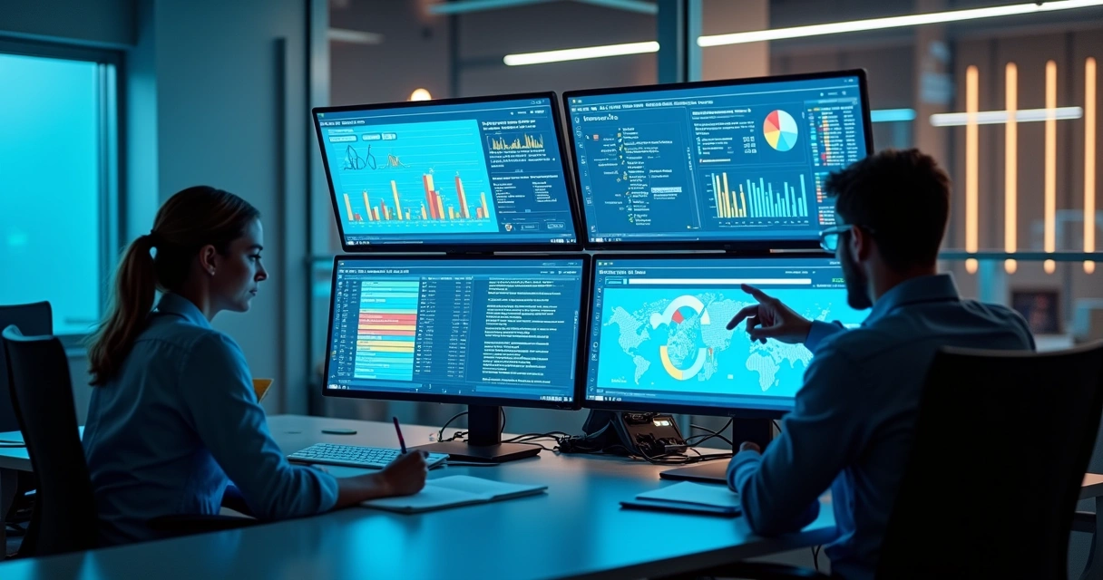 Dashboard de inteligência artificial em vendas B2B