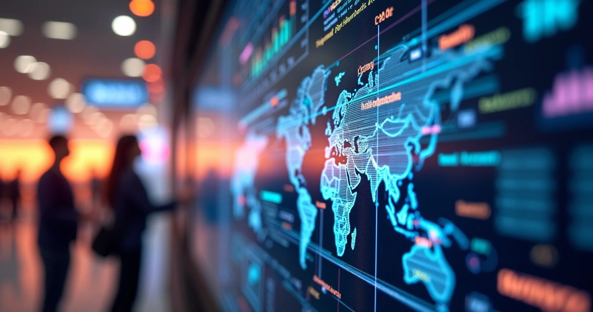 Interface digital mostrando IA analisando perfil de viajante 