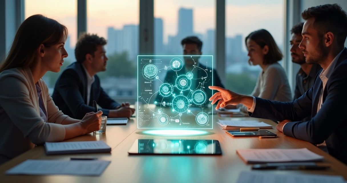 Pessoa analisando conexões sistêmicas para tomar decisão ética 