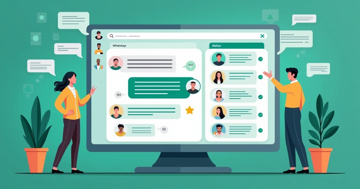 Mensagem automática enviada por WhatsApp em interface digital