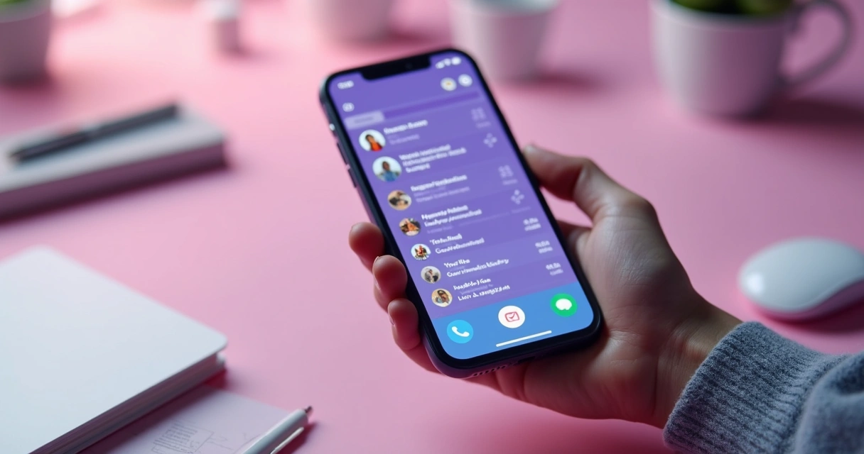 Tela de celular mostrando stories e interações automáticas no Instagram 