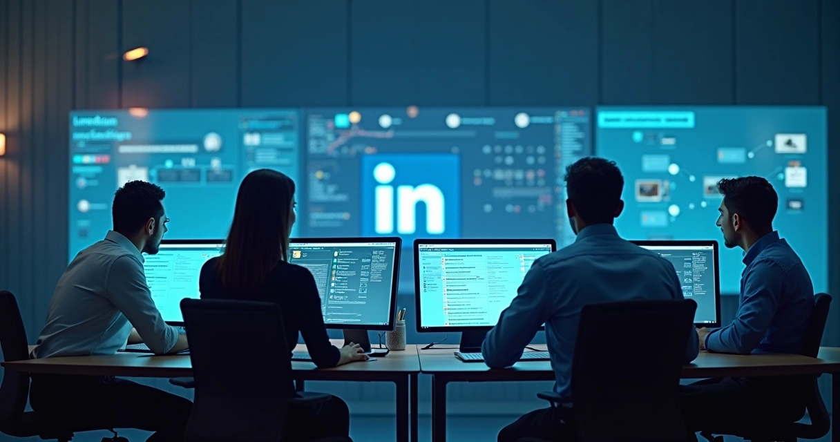 Profissionais interagindo em postagens e comentários no LinkedIn