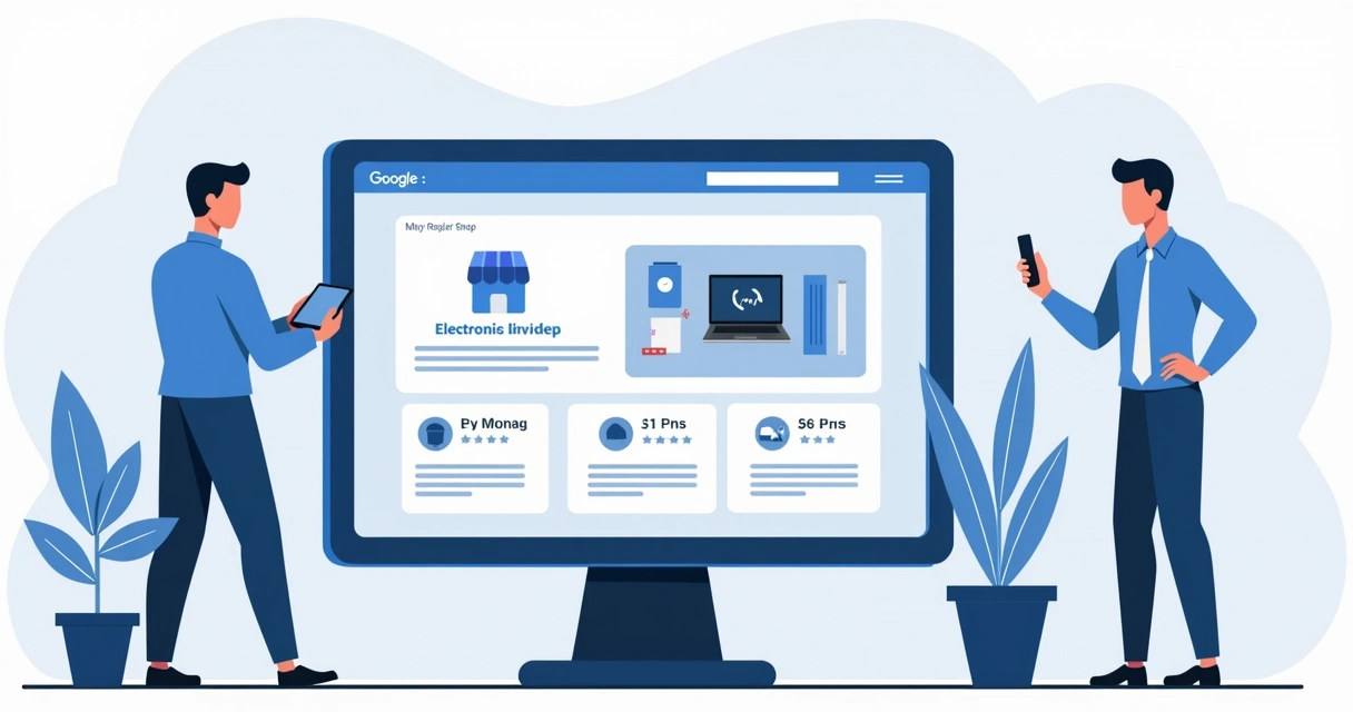 Tela de perfil de negócio no Google exibindo informações de uma assistência técnica.