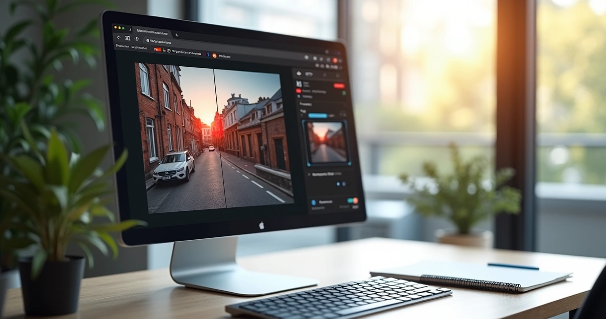 Aplicação web de inpainting aberta no navegador