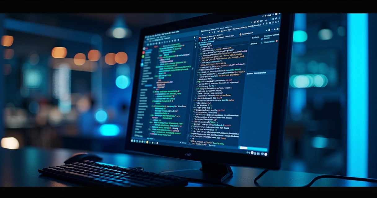 Tela de computador mostrando interface digital com textos claros, fonte legível, espaçamento adequado e alto contraste de cores 