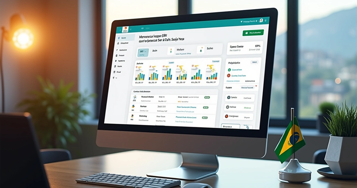 Tela detalhada de plataforma digital de mercado preditivo em reais com gráficos e botões para apostas feitas via PIX 
