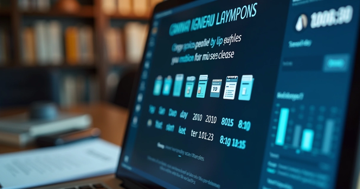 Tela de computador com notificação digital de intimação processual criminal 
