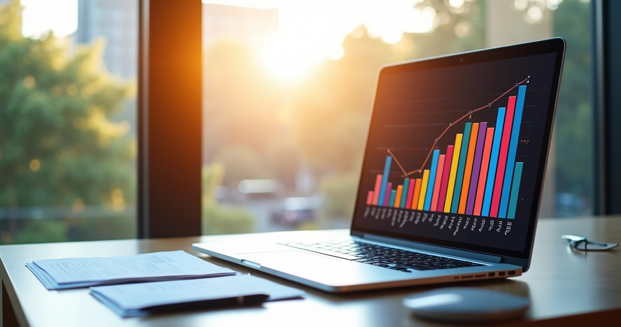 Gráfico mostrando investimento em backlinks por nicho de mercado 