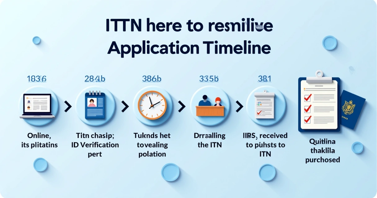 ITIN application timeline and process chart 