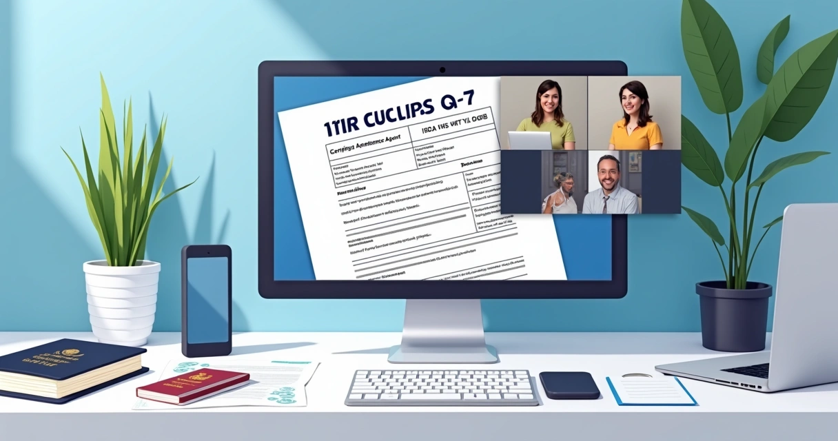 ITIN online application process illustration
