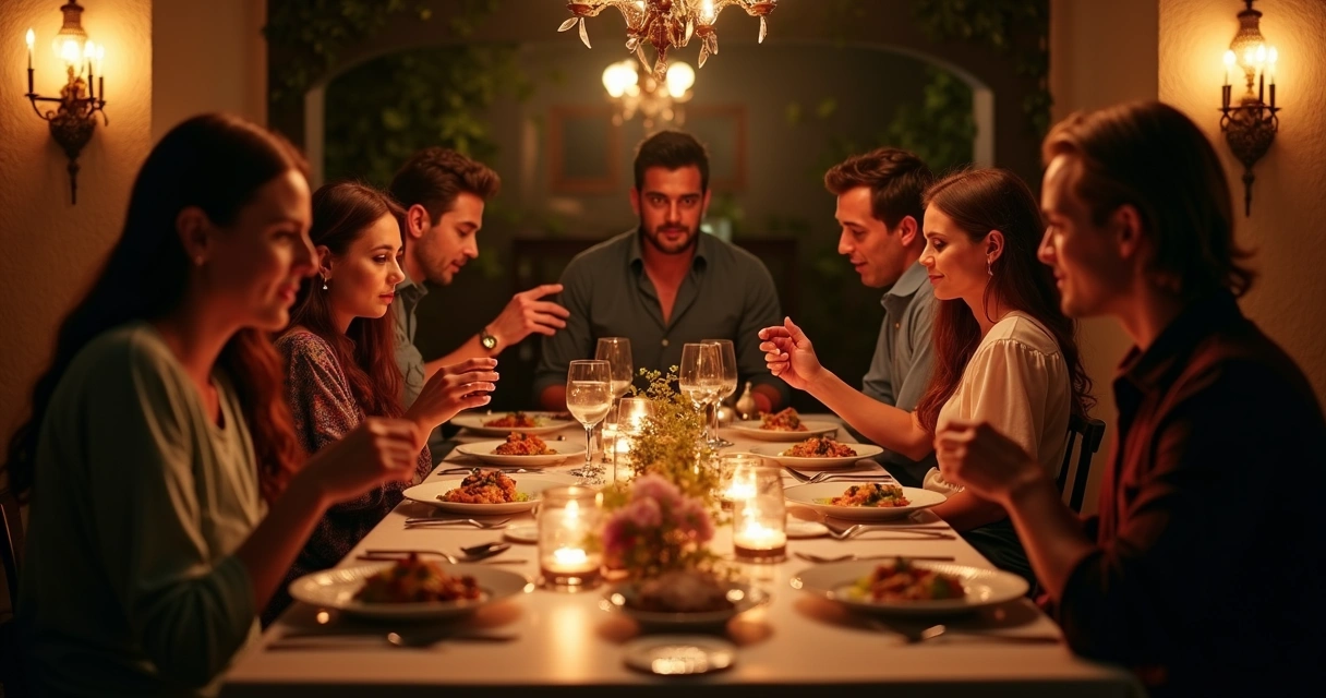 Jantar imersivo com guia local 