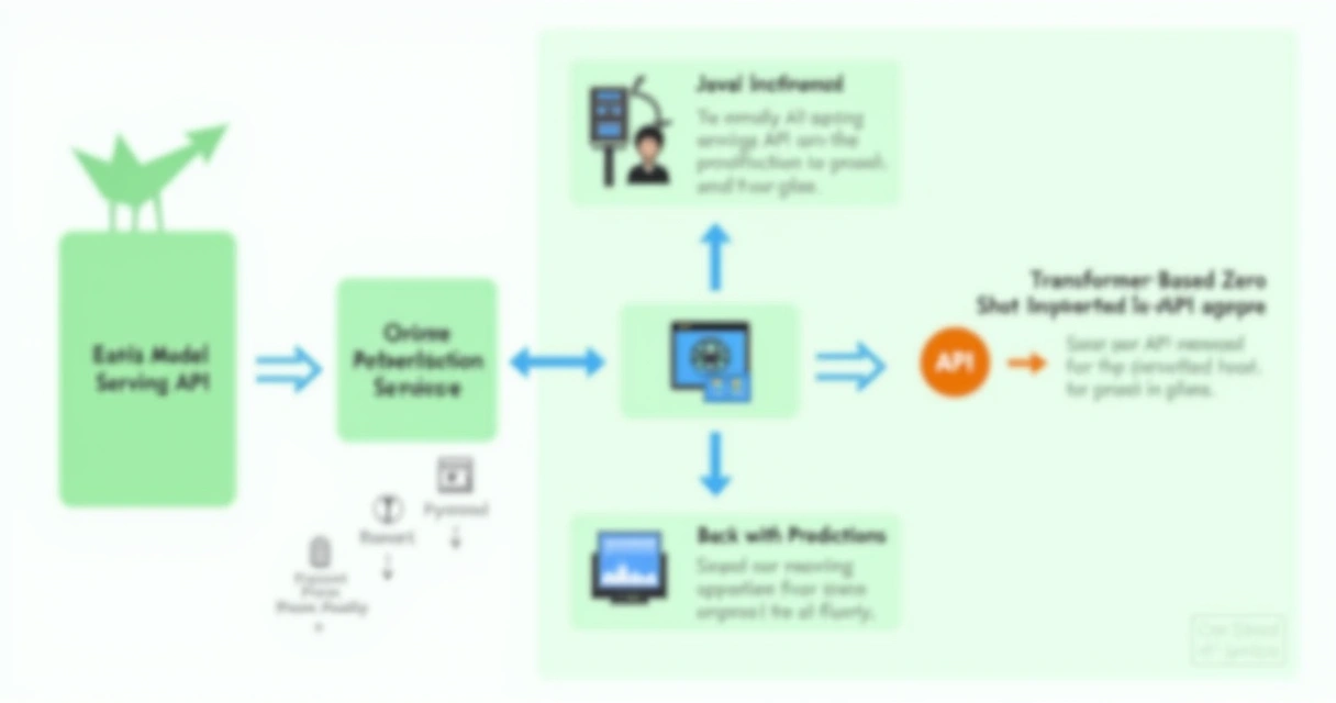 Architecture diagram of Java and Spring AI integrating zero-shot models 