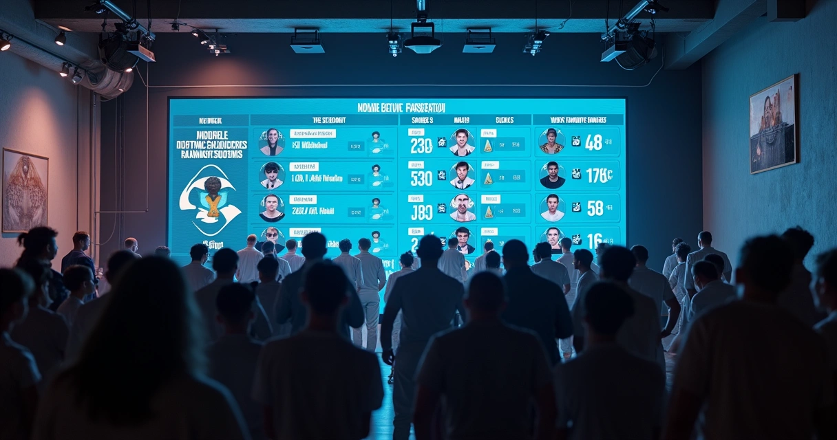 Ranking digital de alunos de Jiu-Jitsu com estatísticas em destaque 