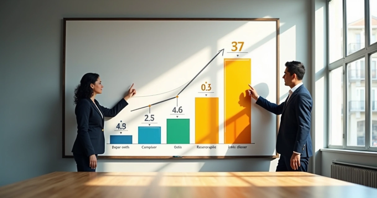 Bar graph showing job creation from immigrant businesses