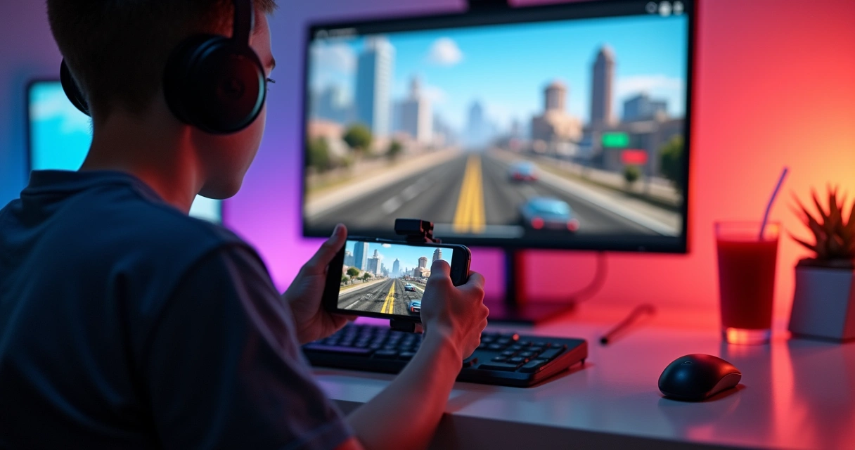 Jogar GTA V pelo cloud gaming no celular 