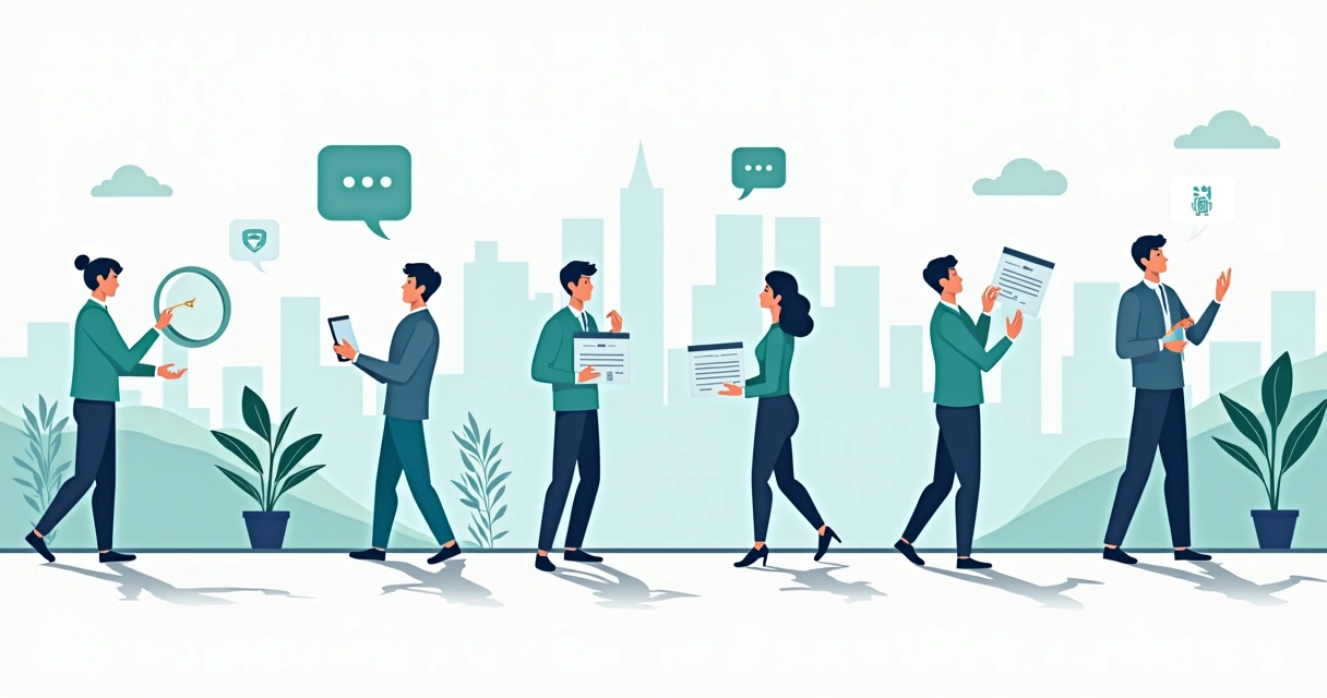 Caminho do cliente em um escritório de contabilidade digital 