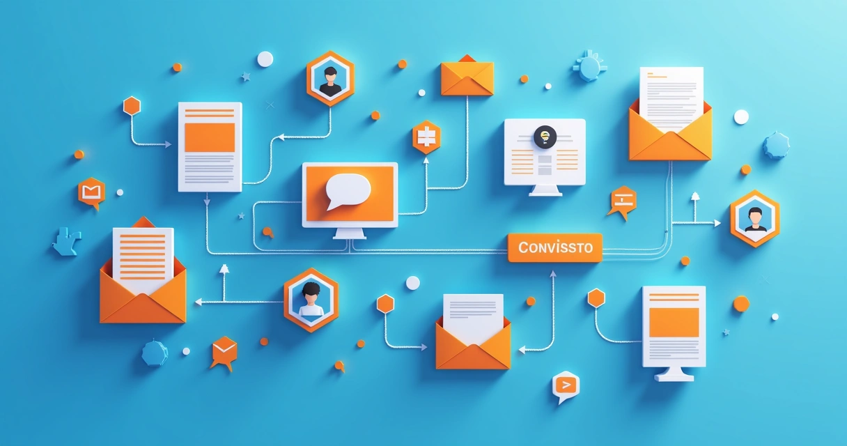 Representação visual da jornada do cliente com etapas digitais