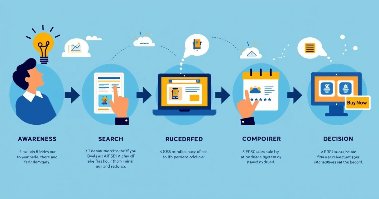 Fluxo da jornada do consumidor em um marketplace 